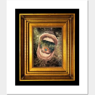 FRAMED LIPS - HEART Posters and Art